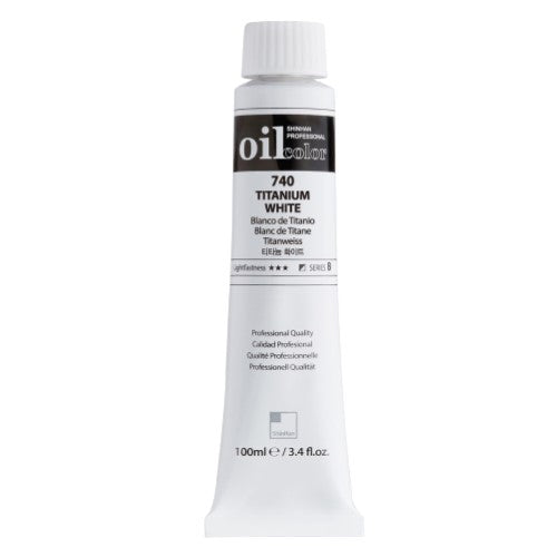 ShinHan Professional 100ml Oil PaintsTITANIUM WHITE