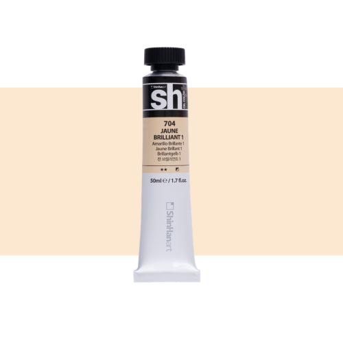 ShinHan SH 50ml Oil Colour Paints  JAUNE BRILLIANT 1