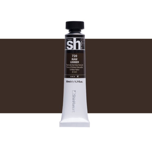 ShinHan SH 50ml Oil Colour Paints  RAW UMBER