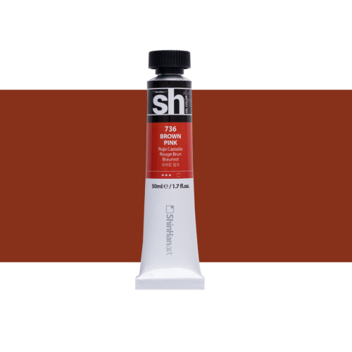 ShinHan SH 50ml Oil Colour Paints  BROWN PINK