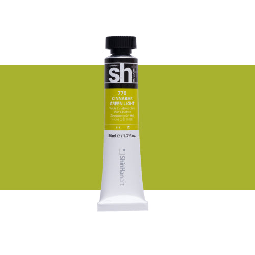 ShinHan SH 50ml Oil Colour Paints  CINNABAR GREEN LIGHT