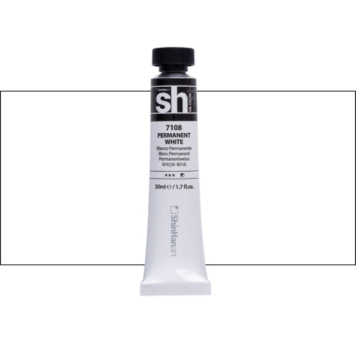 ShinHan SH 50ml Oil Colour Paints  PERMANENT WHITE