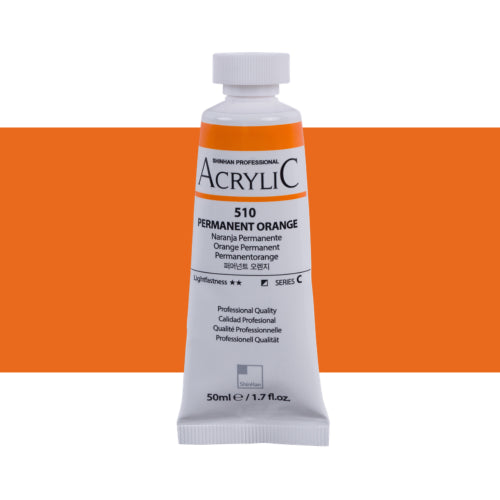 ShinHan Professional 50ml Acrylic Paints PERM ORANGE