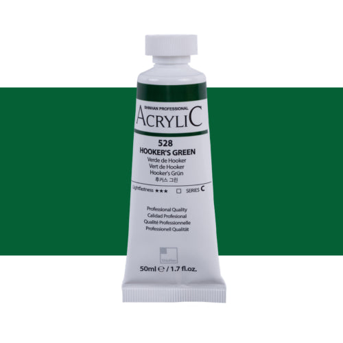 ShinHan Professional 50ml Acrylic Paints HOOKER'S GREEN