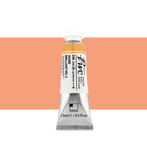 ShinHan PWC Extra Fine 15ml Watercolour Paint JAUNE BRILLIANT 2