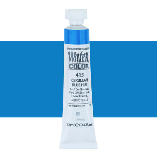 ShinHan Professional 12ml Watercolour Paints CERULEAN BLUE HU