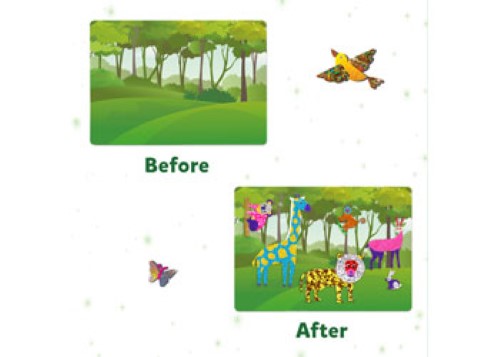 Skillm - Foil Fun World of Animals