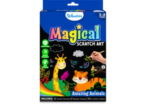 Skillm - Magical Scratch Art Amazing Animals