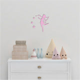 Wall Art - Tinkerbell 4 with Stars (Pink MDF)