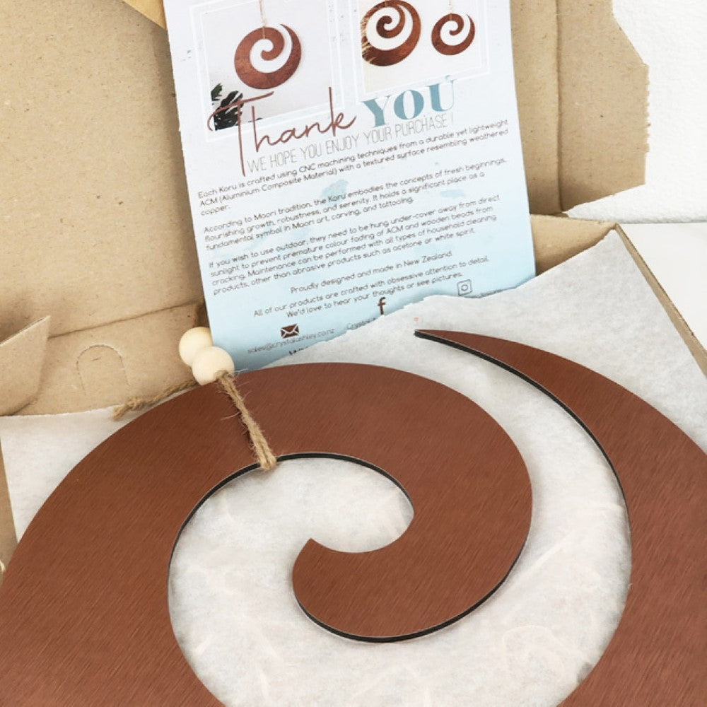 Wall Art - Koru Set (ACM Brushed Copper)