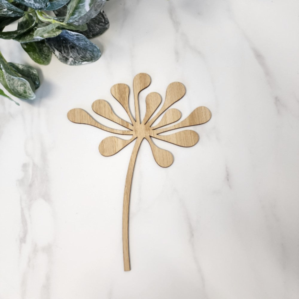 Wall Art - Bamboo Agapanthus Stem (13.6 x 18cm)