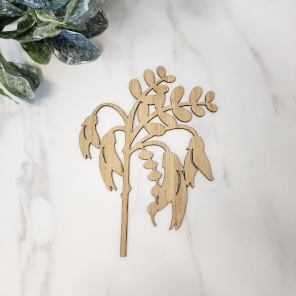 Wall Art - Bamboo Kowhai Stem (13 x 18cm)