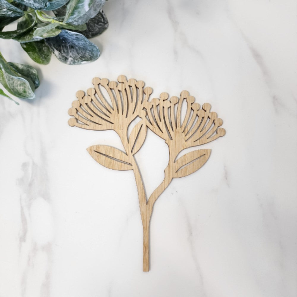 Wall Art - Bamboo Pohutukawa Stem (15 x 18cm)