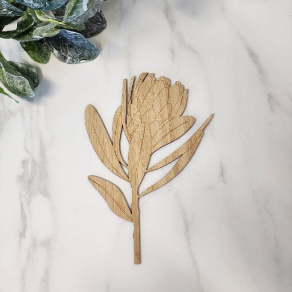 Wall Art - Bamboo Protea Stem (12.5 x 18cm)