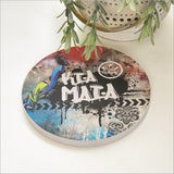 Wall Art - Canvas Circle Grafiti Series Kia Maia (Small)