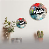 Wall Art - Canvas Circle Grafiti Series Mana (Small)