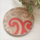 Wall Art - Canvas Circle Ta Moko Series Koru2 (Large)