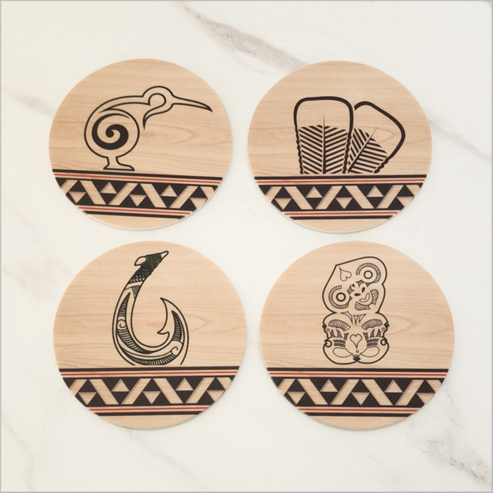 Coasters Set - Taniko Series (10cm)