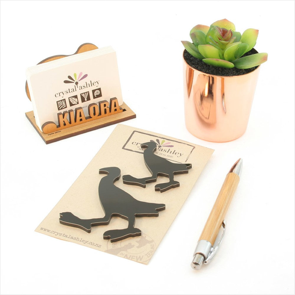 Wall Décor - Mini Pukeko Set (Black ACM)