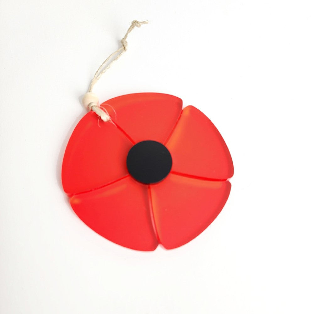 Hanging Ornament - Poppy