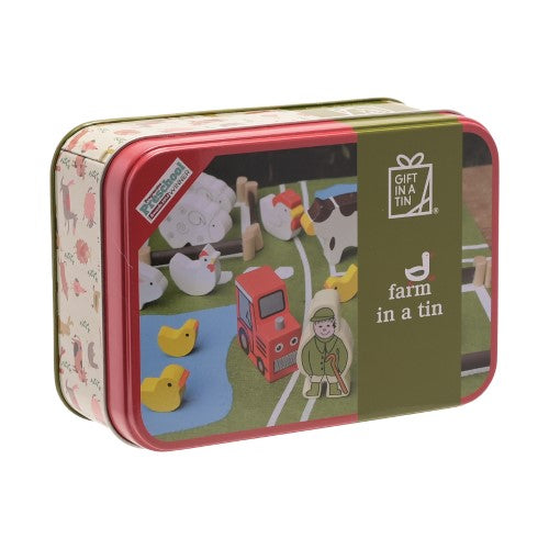 Toy Tin Set - Apples To Pears Gift In A Tin Farm In A Tin (2 Sets)