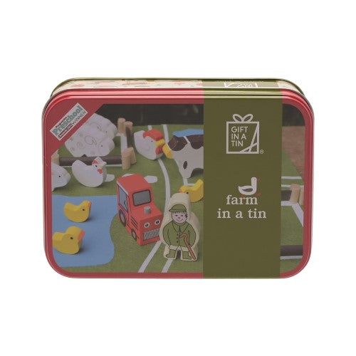 Toy Tin Set - Apples To Pears Gift In A Tin Farm In A Tin (2 Sets)