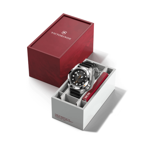 Watch - VICTORINOX Dive Pro 43mm Black Dial Black Rubber Strap