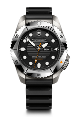 Watch - VICTORINOX Dive Pro 43mm Black Dial Black Rubber Strap