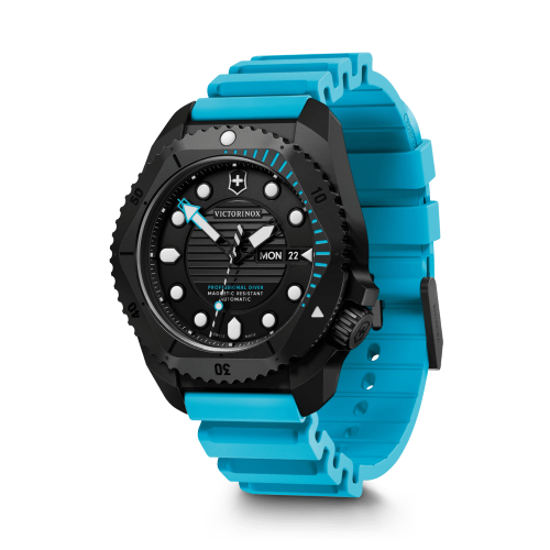 Watch - VICTORINOX Dive Pro 43mm Black Dial Blue Rubber Strap