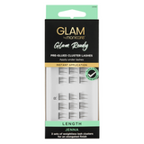 Lashes - Glam by Manicare Glam Ready Pre Glued Cluster Length Jenna (3 Packs)