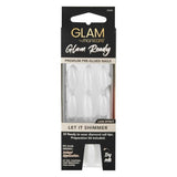 Press on Nail Kit - Glam by Manicare Ready Pre Glued Let it Shimmer (6 Packs)