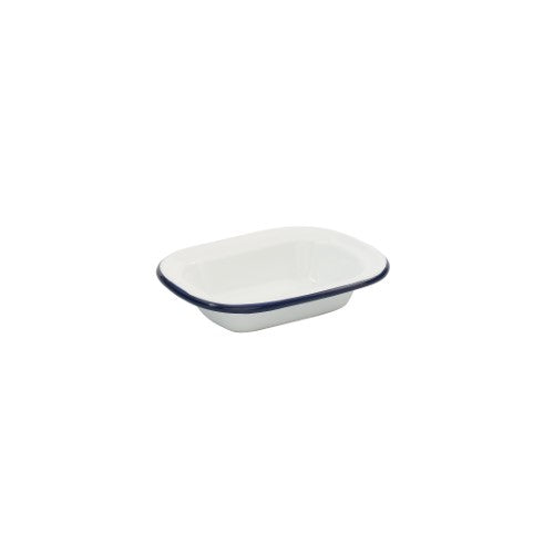Enamel Rectangular Pie Dish - BAKEMASTER (16 x 12 x 3.5cm)