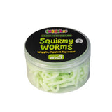 Sensory Toy - Glow in the Dark Squirmy Worms (Set of 12)