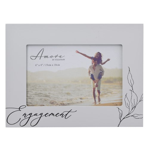 Photo Frame - Amore Grey Engagement (6 x 4 inch)