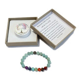 Chakra Bracelet - Amazonite & Tree of Life Bead
