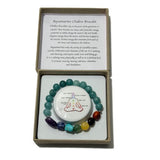 Chakra Bracelet - Tumblestones Aquamarine