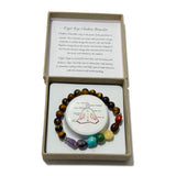 Chakra Bracelet - Tumblestones Tiger eye