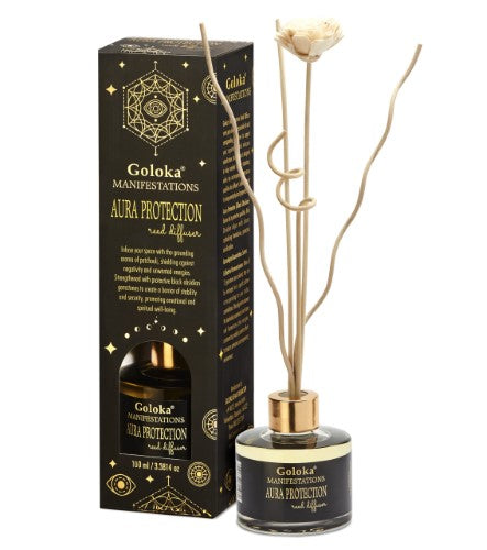 Reed Diffuser - Goloka  Aura Protection (Patchouli & Black Obsidian)