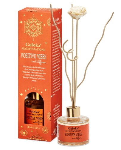 Reed Diffuser - Goloka Manifestations Positive Vibes (Mint & Sunstone)