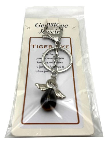 Keyring - Angel Tiger Eye (Set of 6)
