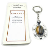 Keyring - Turtle Tiger Eye (Set of 6)