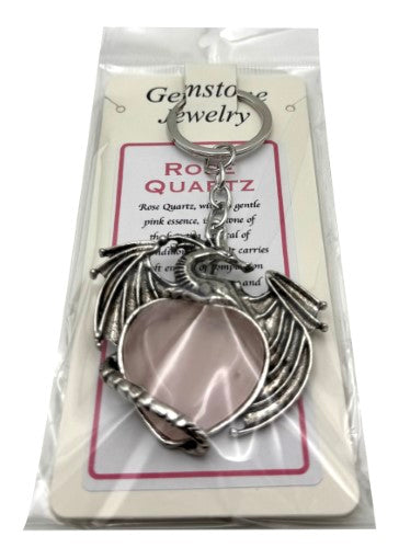 Keyring - Flying Dragon Rose Quartz (Set of 6)