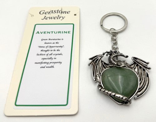 Keyring - Flying Dragon Aventurine (Set of 6)