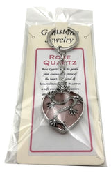 Keyring - Dragon Heart Rose Quartz (Set of 6)