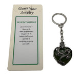 Keyring - Dragon Heart Aventurine (Set of 6)