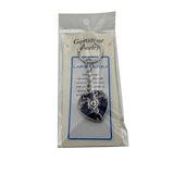 Keyring  - Mystical Dragon  Heart Lapis (Set of 6)