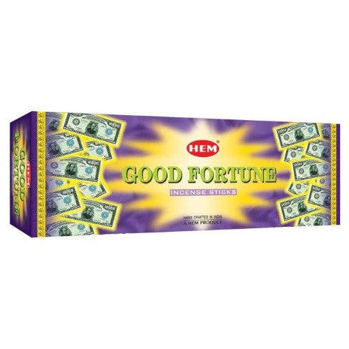 Incense - HEM Good Fortune Hexa (Box of 6)