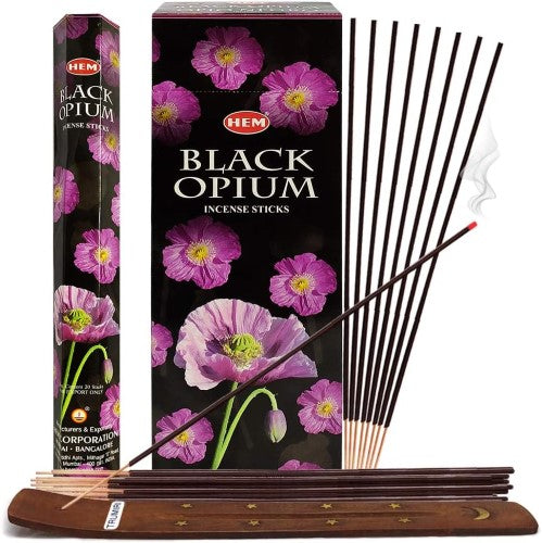 Incense - HEM Black Opium Hexa (Box of 6)
