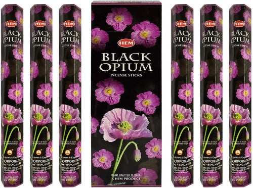Incense - HEM Black Opium Hexa (Box of 6)
