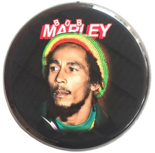 Round Metal Wall Art - Bob Marley (35 x 35 x 1.5cm)